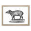 Tapir in Black & White by George Shaw - Picture Frame Drawing Print-55640800-55640806