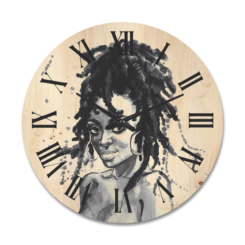 Horloge murale en bois, Très grand