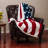 US Flag Print Super Soft Sherpa Throw Blanket-43126304
