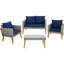 Tirrell 4 - Person Patio Conversation Set