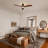 Karlena 52'' Dimmable Ceiling Fan with Light Kit Included and Remote Control 3 Colors Reversible DC Motor Timer Memory-1716866802
