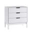 Commode à 3 tiroirs en bois avec glissières à roulement lisse pour chambre d'enfant-1450954877