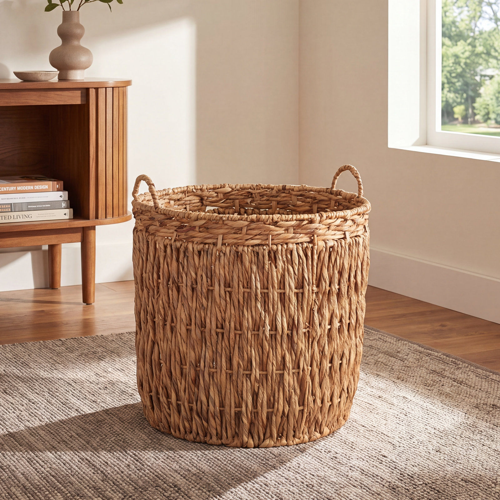 Artyom Handwoven Storage Bin, Tan