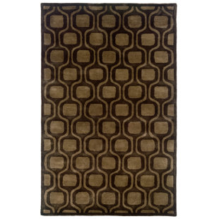 Tapis gris anthracite en laine touffeté à la main Majestic
