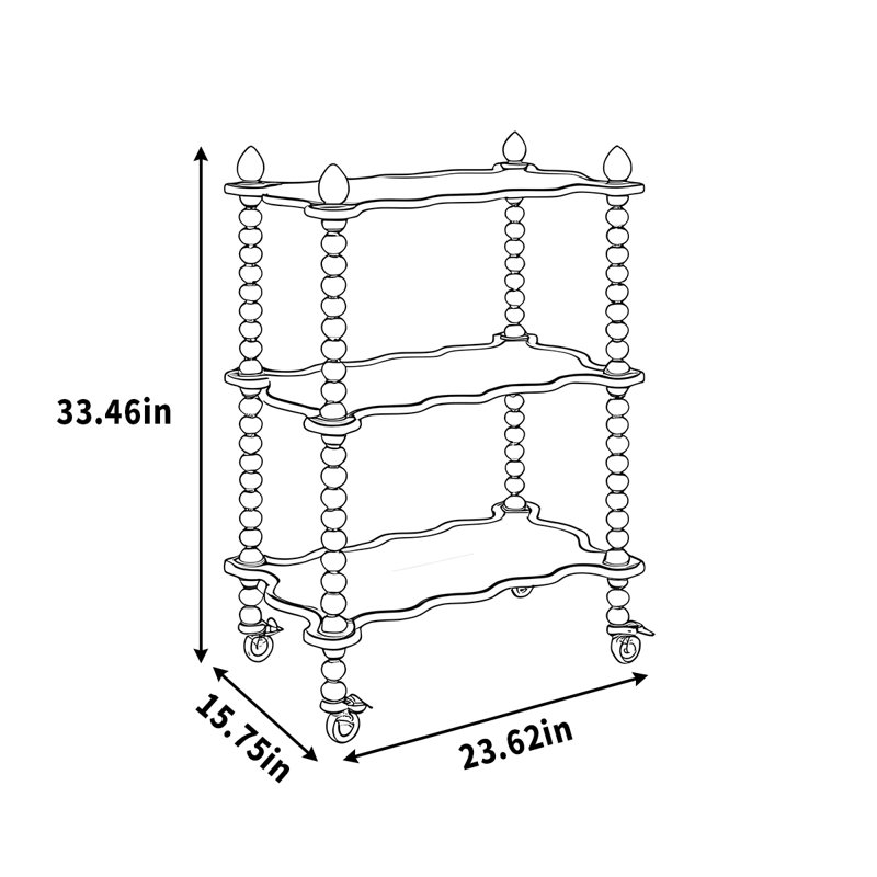 Rangement de plancher d'intérieur à plusieurs niveaux, Gris, H 33,46 po x l 23,62 po x P 15,75 po