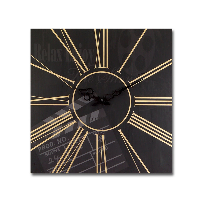 Horloge murale moderne (ensemble de 2) 15,5 po SQ-58494DS