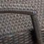 Chaise longue inclinable et réglable en osier Blaise-1281106763