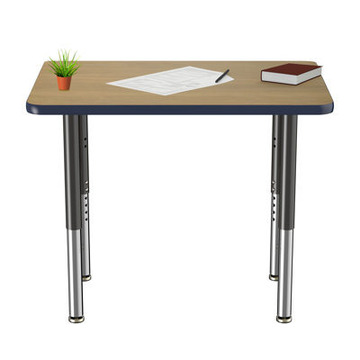 Rectangle T-Mold Adjustable Height Activity Table