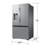 Samsung Stainless Steel Kitchen Package with Samsung 26 cu. ft. Mega Capacity Counter Depth 3-Door French Door Refrigerator with Gas Range-109264463-109264466