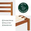 Cadre de lit plateforme en bambou avec tête de lit, sommier en bois moderne, support de matelas robuste, montage facile pour la chambre à coucher