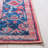 Claunch Oriental Blue/Red Area Rug-344790712