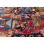 Tapis oriental semi-antique bleu marine 10 x 13