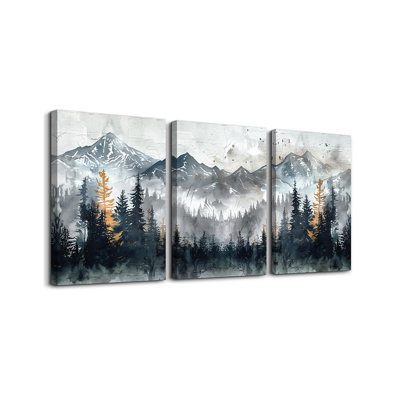 3 Piece Wrapped Canvas Print
