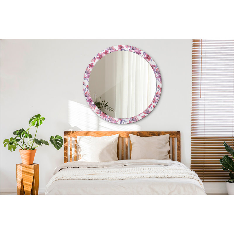 Huldar Glass Flat Wall Mirror