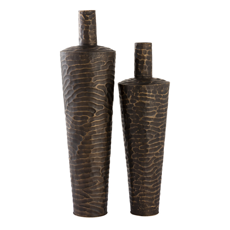 Vase Council - grand bronze, H 30 po x l 9,5 po x P 9,5 po