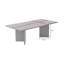 Table basse moderne, couleur travertin, 120 x 40 x 60 cm, panneau de particules enduit de mélamine à 100%, épaisseur: 0 cm, conception durable, capacité de charge de 25 kg-13560313