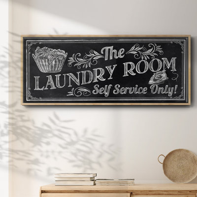 Self Service- Framed Canvas