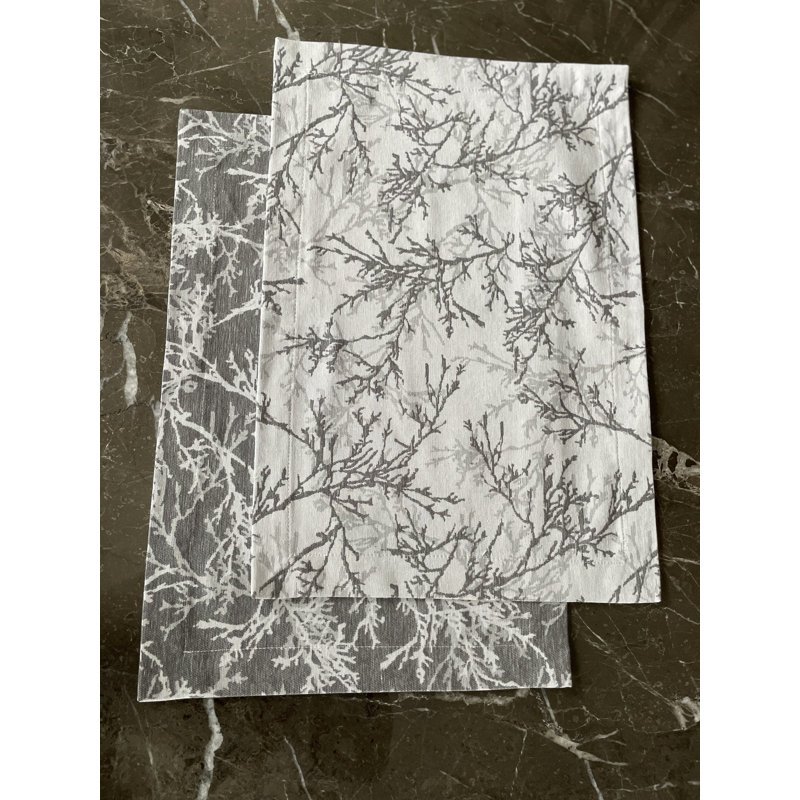Branch Placemat - Charcoal Grey