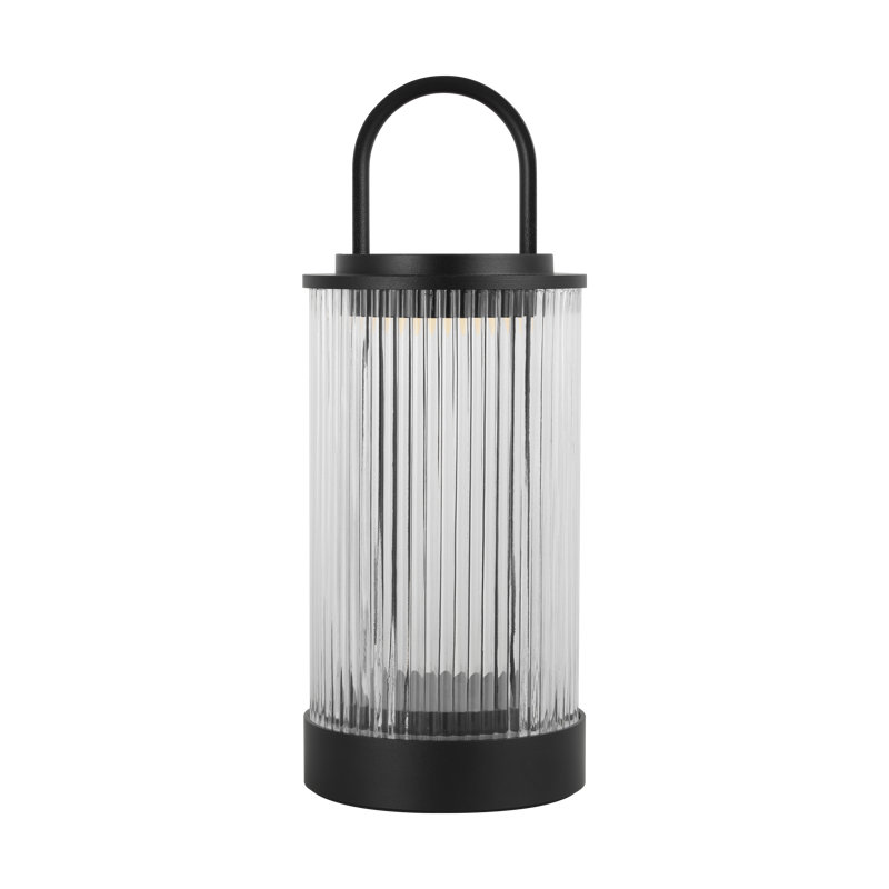 Tawa Accent Rechargeable Table Lamp, Black