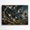 Oiseaux, pie orientale, robin gris, art mural en métal