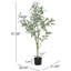 Bonsaï artificiel en feuilles d'eucalyptus-2139249104