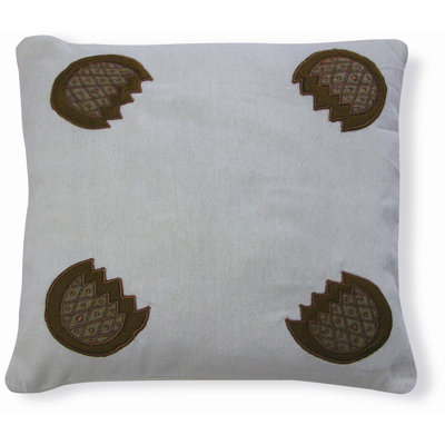 Embroidery Pamego Cotton Throw Pillow