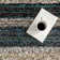 City Striped Shag Tufted Performance Brown/Teal/Blue Rug