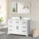 Surina 60'' Single Bathroom Vanity with Engineered Marble Top with Mirror