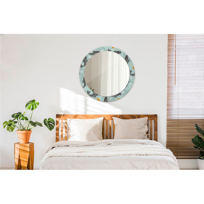 Huldar Glass Flat Wall Mirror