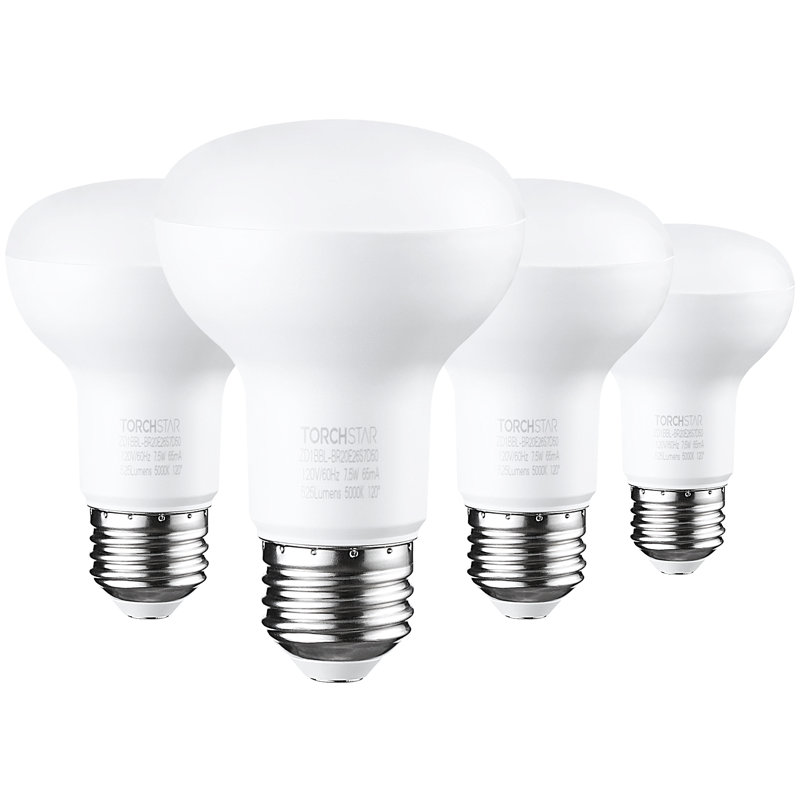 BR20 LED Light Bulbs, Dimmable Flood Light, 7.5W (50W Eqv), E26 Base, 5000K Daylight