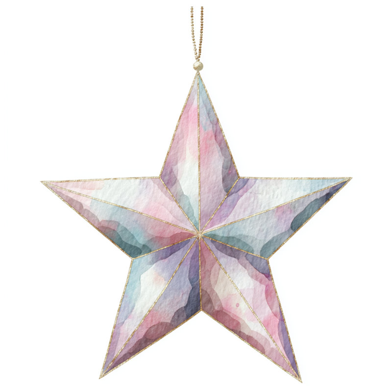 Rideaux de douche Watercolor Star, L 70 po x H 93 po