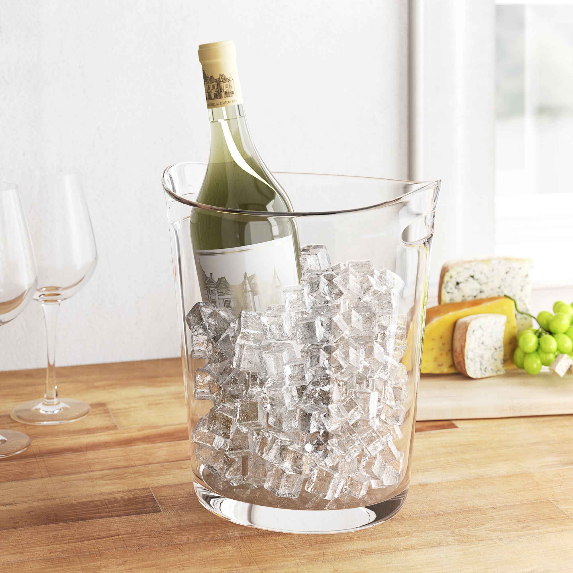 Oneida Glass Wine Bucket