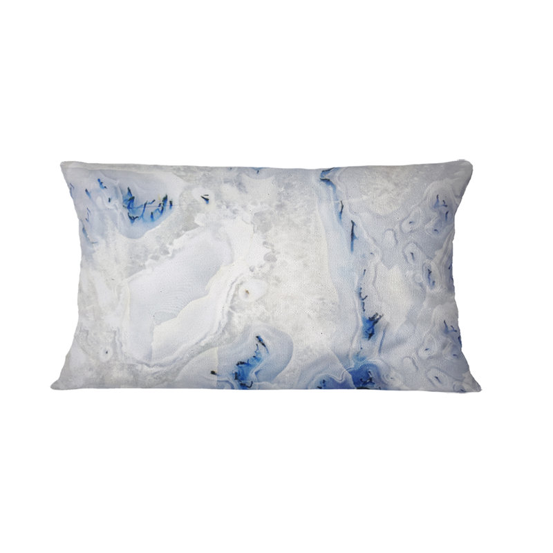 Agate Stone Background - Abstract Printed Pillow
