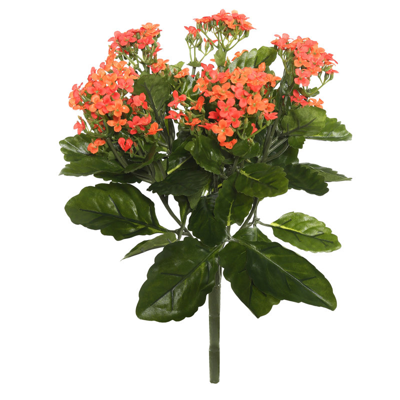 Artificial Kalanchoe Bush, Orange