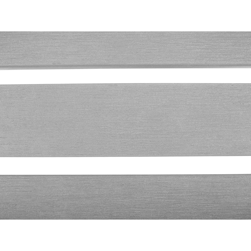 Jaelyn Outdoor Ottoman, Light Grey
