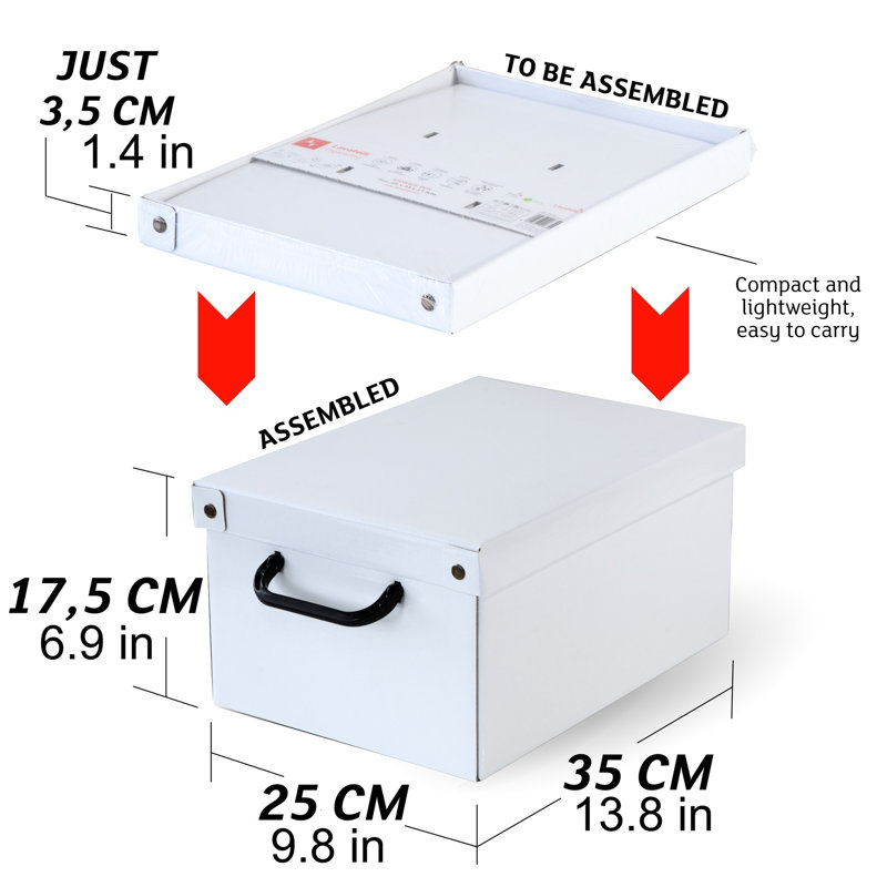 Boîte de rangement: Petite - Blanc