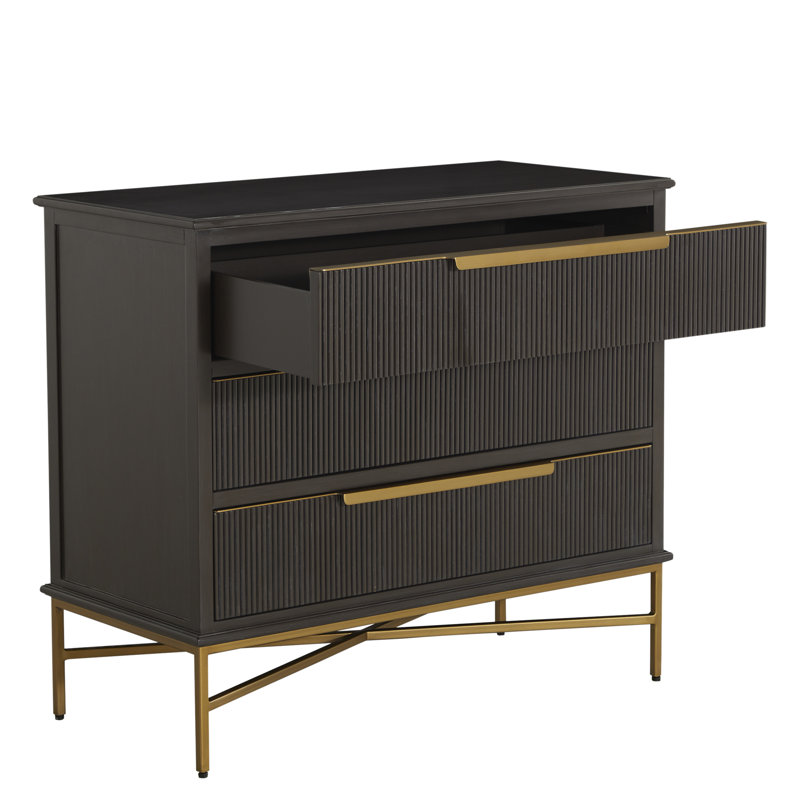 Riggs Chest - Dark, Sesame Black, Stained Brass