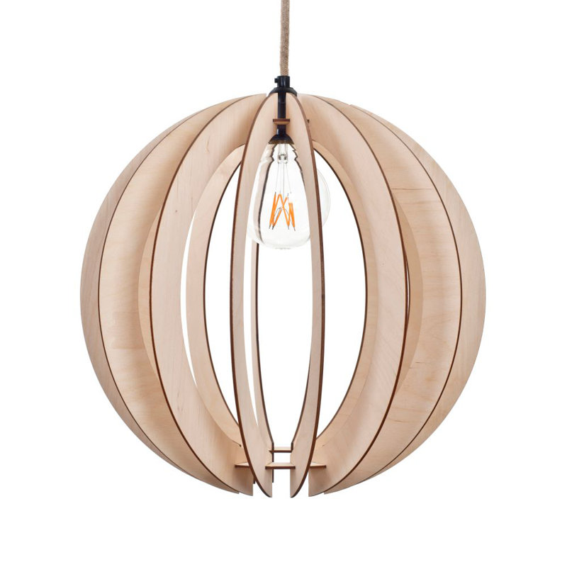 Willingham 1 - Light Wood Pendant