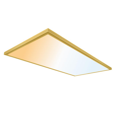Surface Mount Ceiling Light Panel – Slim, Edge Lit, Flush Mount Flat Panel