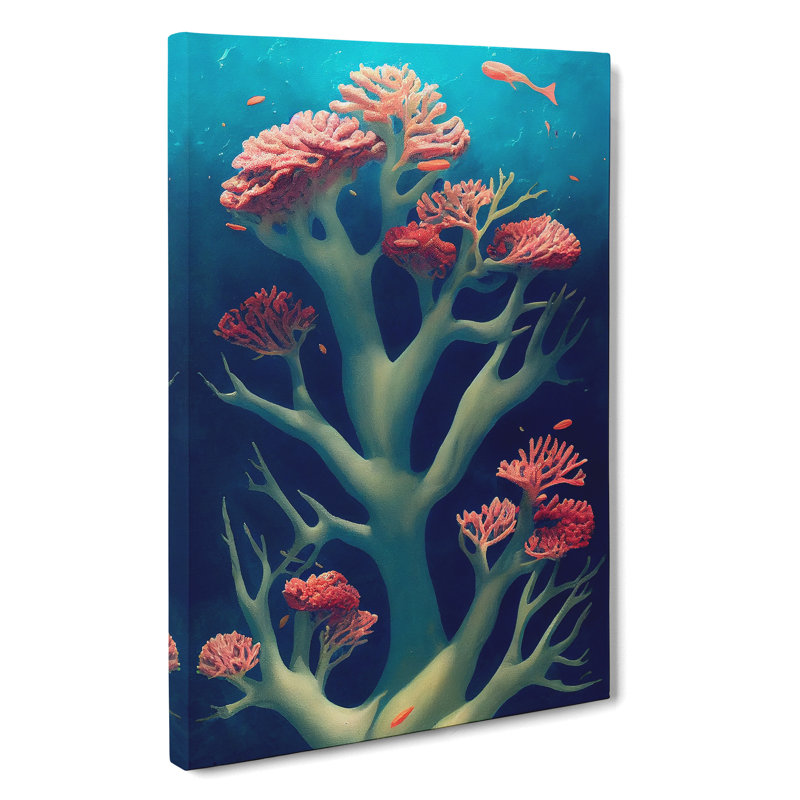 XC1022-1204X Breathtaking Coral Reef - Wrapped Canvas Print, 50cm H x 35cm W x 3cm D