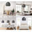 Lunar Rattan Pendant Light 1 - 14", 18'', 24'' Black Handwoven Rattan Plug-In or Hardwired Pendant Light Fixture for Kitchen Island, Dining Room, Bedroom, Entryway, or Hallway in Modern, Japandi, Boho, or Scandinavian Decor Style-1080973015