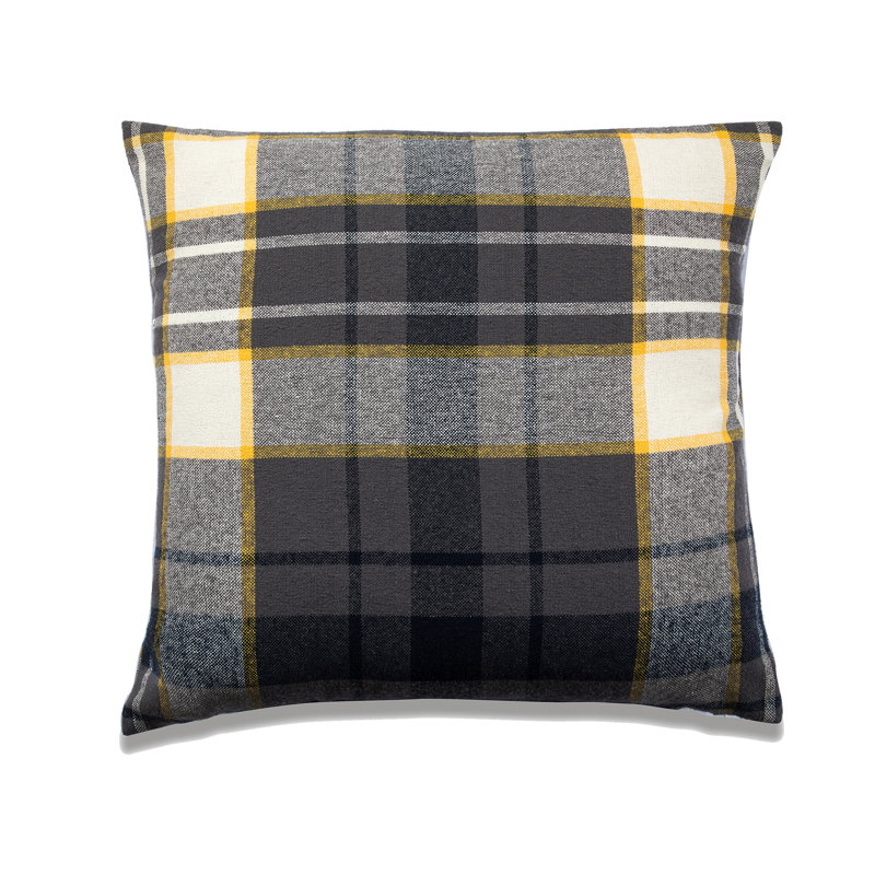 Housse et insert de coussin carré en polyester Litwin, Polyester/ Bourre en polyester
