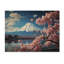 Art asiatique majestueux, Mont Fuji V sur impression sur bois-1204138670