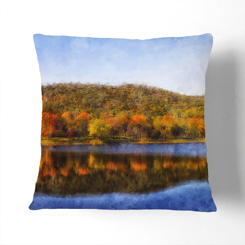 Square Cushion, 40cm H x 40cm W x 15cm D, White