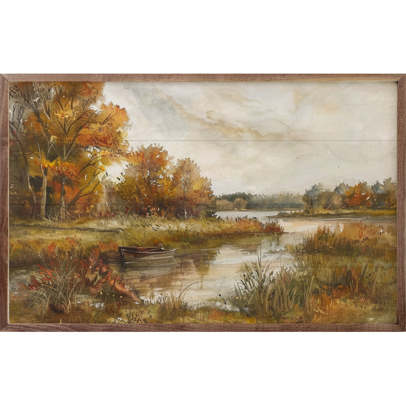 Paysage d'automne, H 24 po x l 36 po
