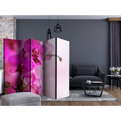 89'' W x 68'' H 5 - Panel Solid Wood Folding Room Divider