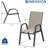 Stackable Dining Chairs , 300lb Capacity, All Weather-1430661403