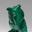 Genuine Polished Malachite Owl Carving (149.3 Grams)