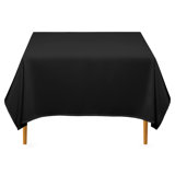  Solid Color Polyester Square Tablecloth