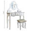 Conder Dressing Table with Mirror